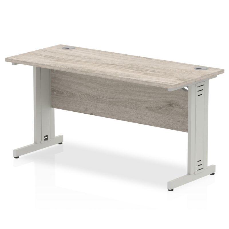 Impulse 1400mm Slimline Desk Cable Managed Leg - Image 3
