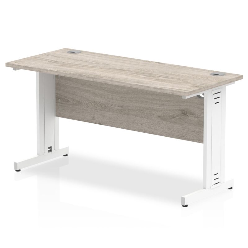 Impulse 1400mm Slimline Desk Cable Managed Leg - Image 4