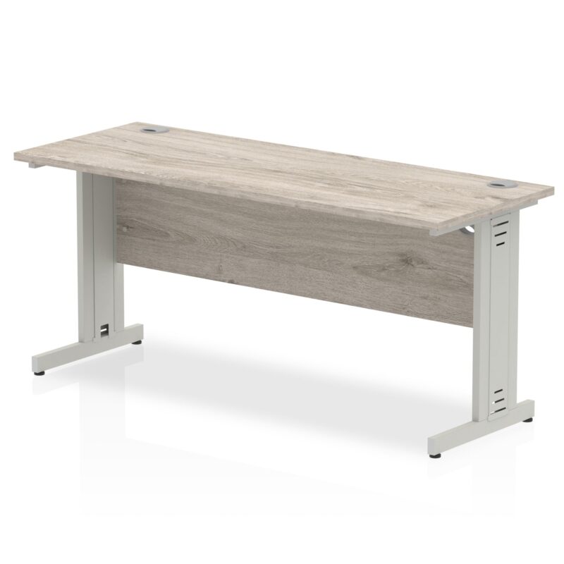 Impulse 1600mm Slimline Desk Cable Managed Leg - Image 3