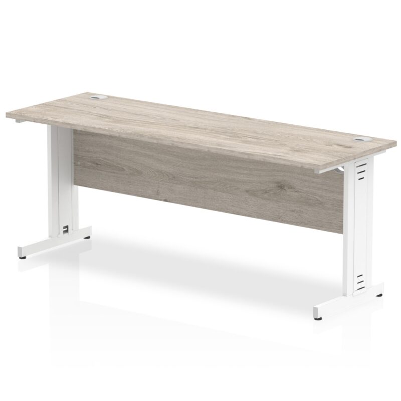 Impulse 1800mm Slimline Desk Cable Managed Leg - Image 4