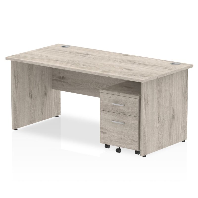 Impulse Panel End Straight Desk With Mobile Pedestal - Image 27