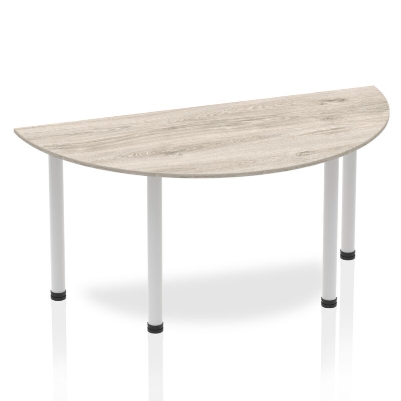 Impulse Semi-Circle Table With Post Leg - Image 9