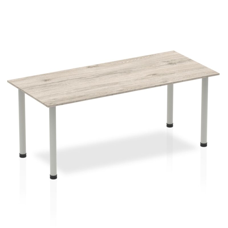 Impulse 1800mm Straight Table With Post Leg - Image 9