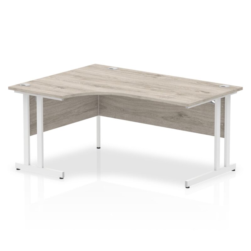 Impulse 1600mm Left Crescent Desk Cantilever Leg - Image 4