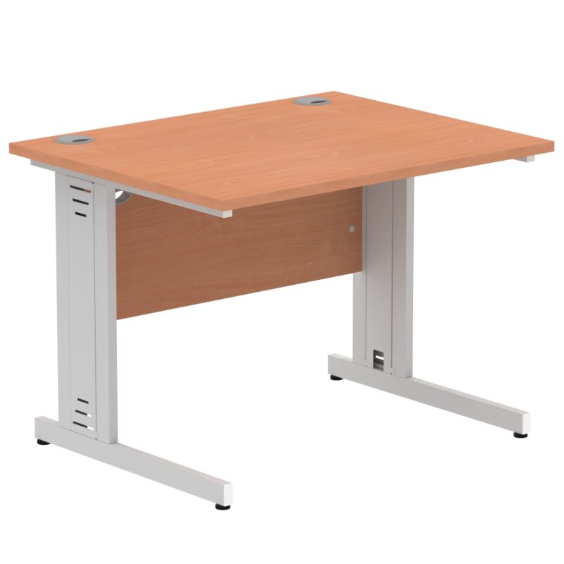 Impulse 1000mm Straight Desk Cable Managed Leg - Image 28