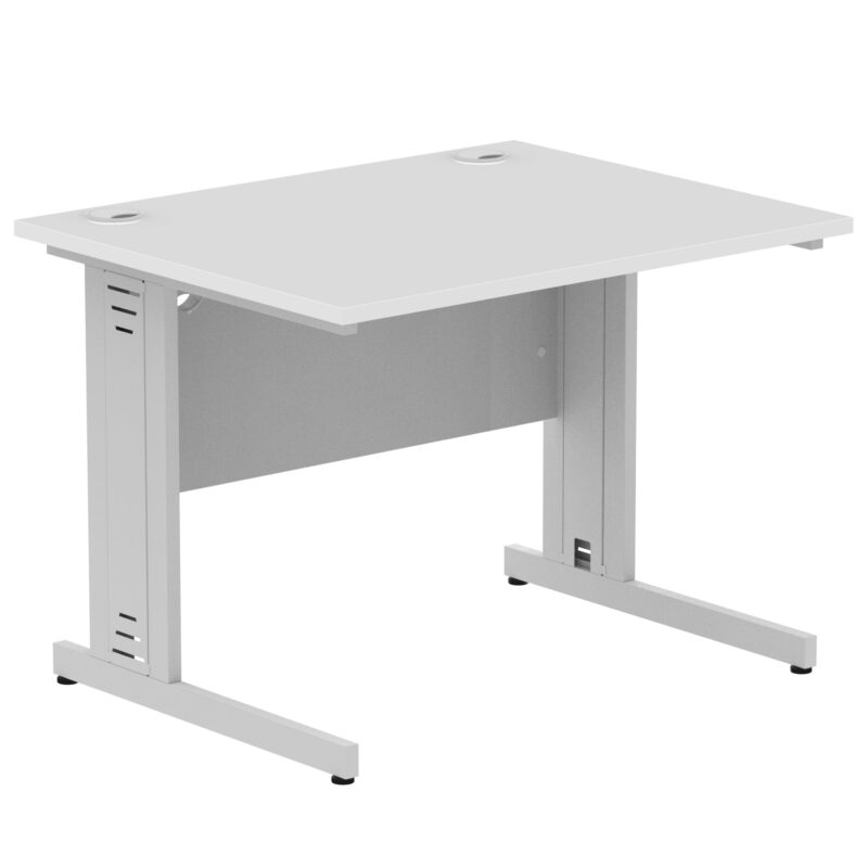 Impulse 1000mm Straight Desk Cable Managed Leg - Image 56