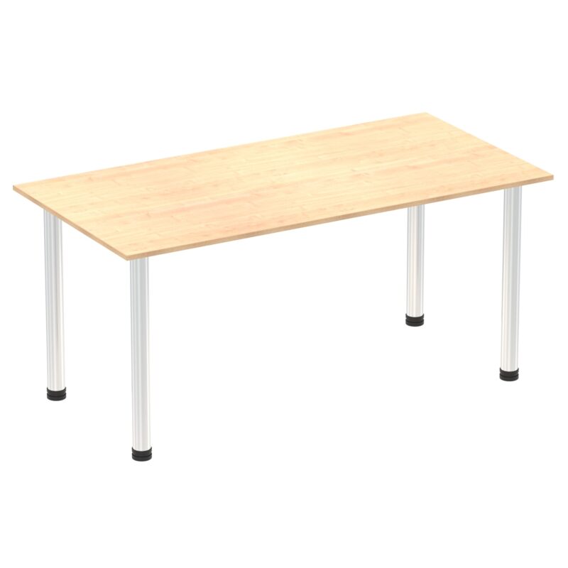 Impulse 1600mm Straight Table With Post Leg - Image 13