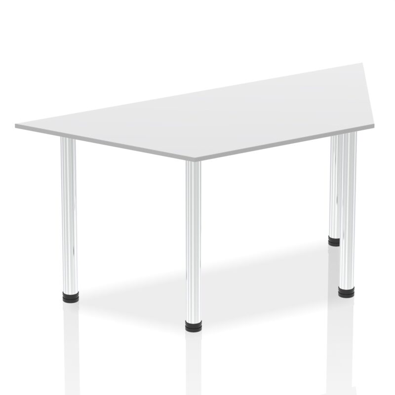 Impulse Trapezium Table With Post Leg - Image 27