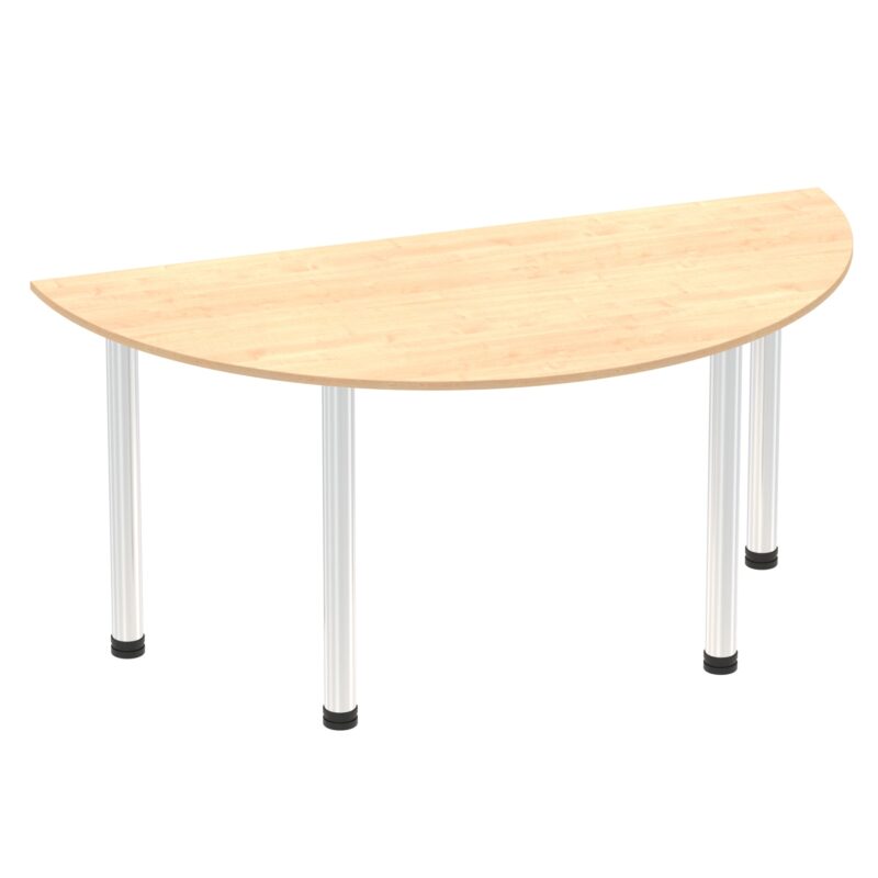 Impulse Semi-Circle Table With Post Leg - Image 13