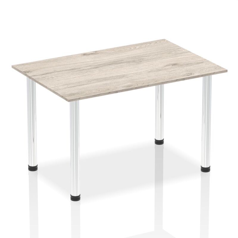 Impulse 1400mm Straight Table With Post Leg - Image 8
