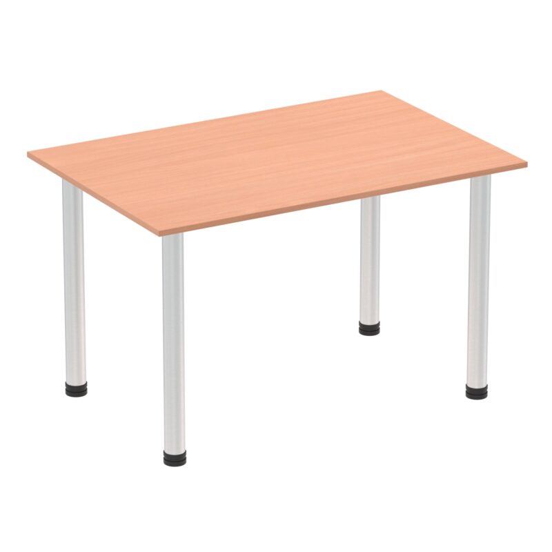 Impulse 1200mm Straight Table With Post Leg - Image 2