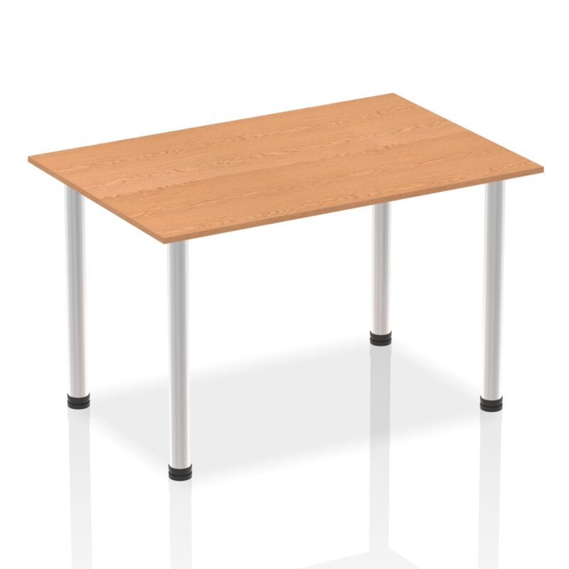 Impulse 1400mm Straight Table With Post Leg - Image 19