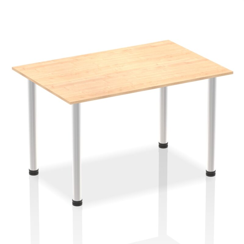 Impulse 1400mm Straight Table With Post Leg - Image 14