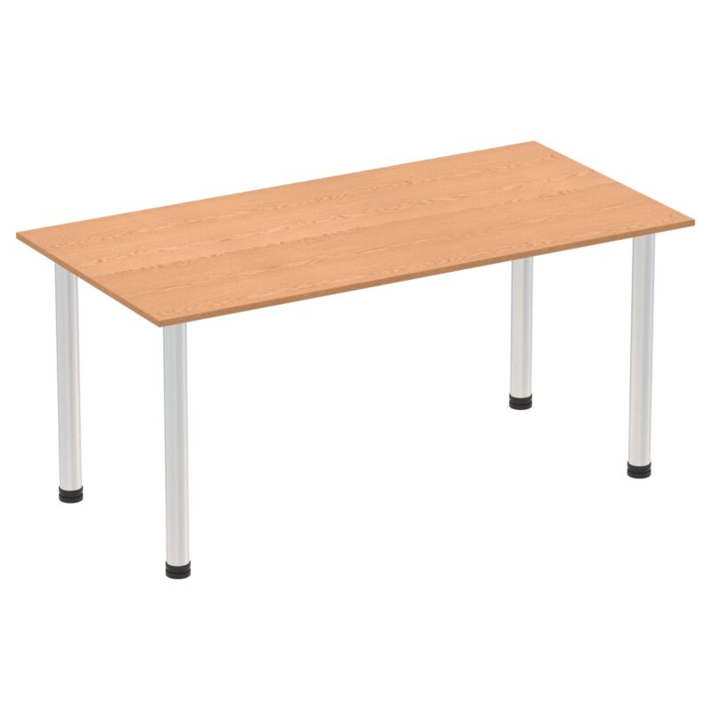 Impulse 1600mm Straight Table With Post Leg - Image 17