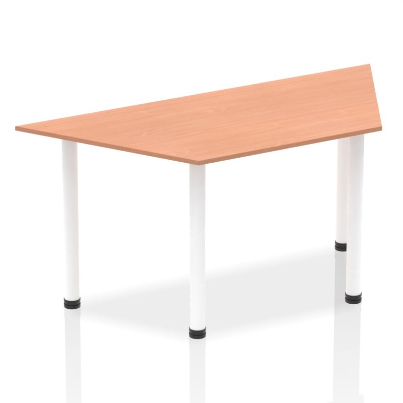Impulse Trapezium Table With Post Leg - Image 5