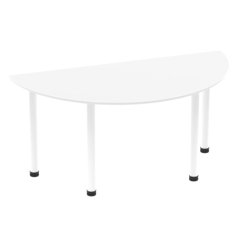 Impulse Semi-Circle Table With Post Leg - Image 30