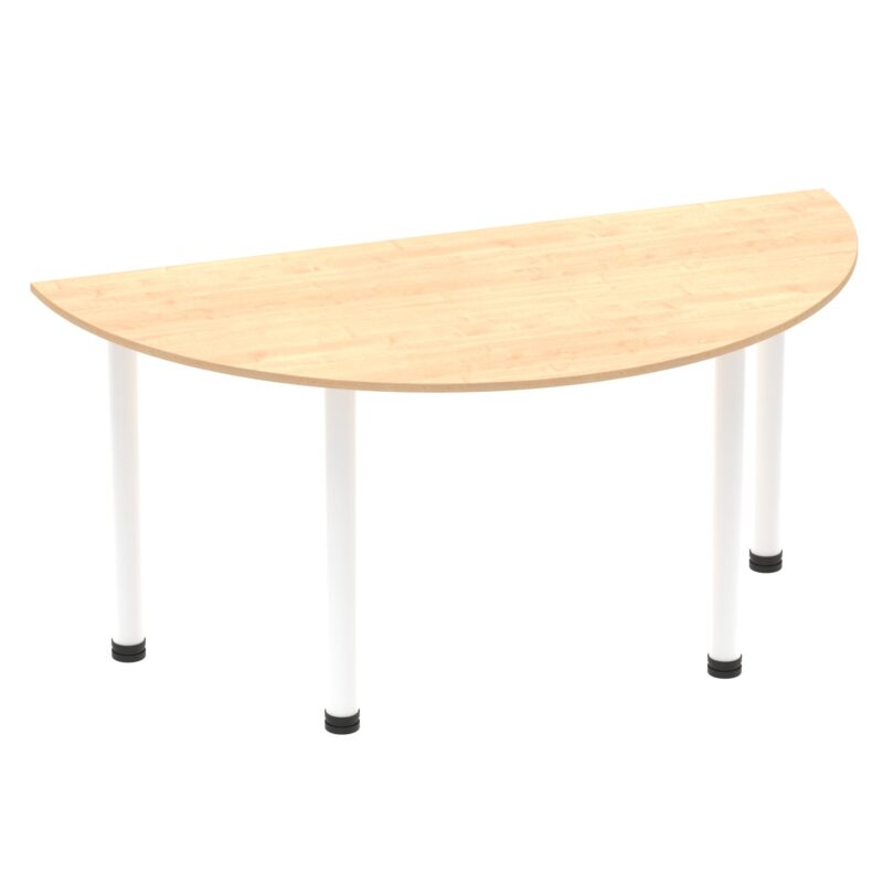 Impulse Semi-Circle Table With Post Leg - Image 15
