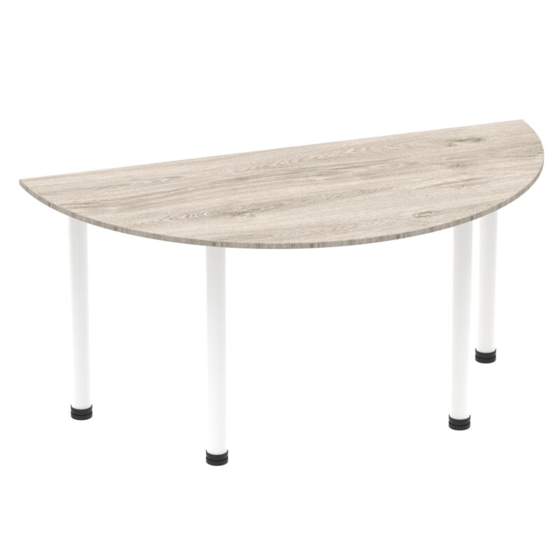 Impulse Semi-Circle Table With Post Leg - Image 10