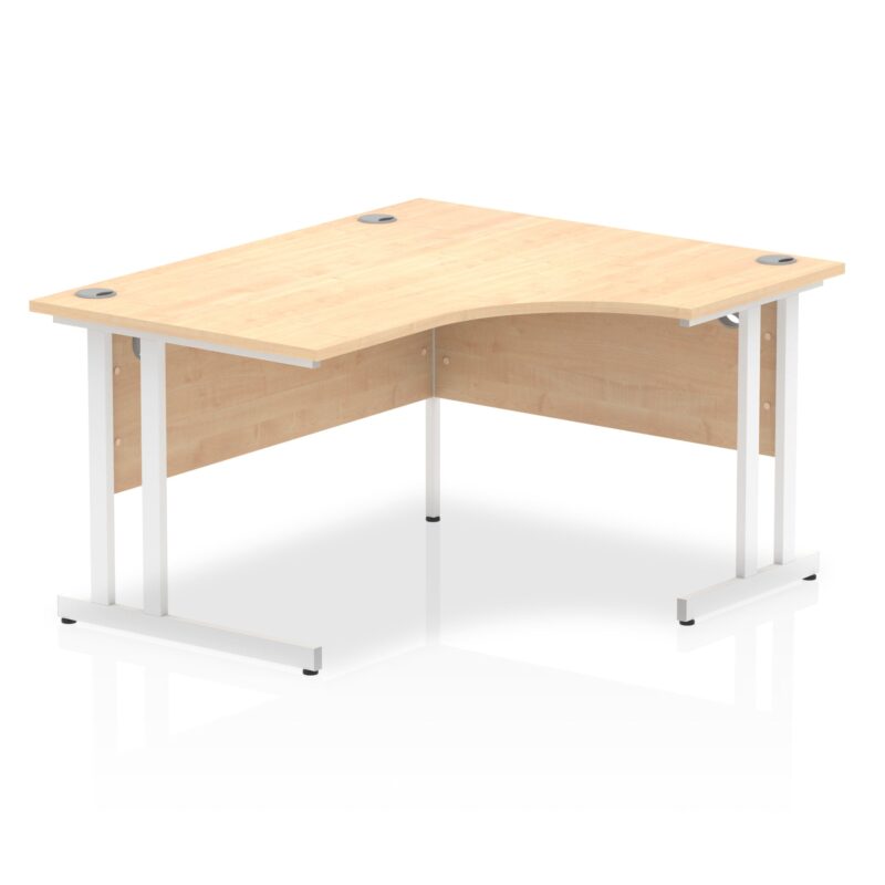 OE - Impulse 1400mm Right Crescent Desk Cantilever Leg - Image 9