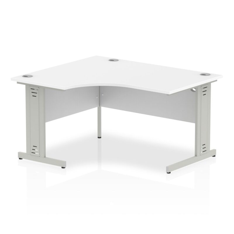 Impulse 1400mm Left Crescent Desk Cable Managed Leg - Image 11