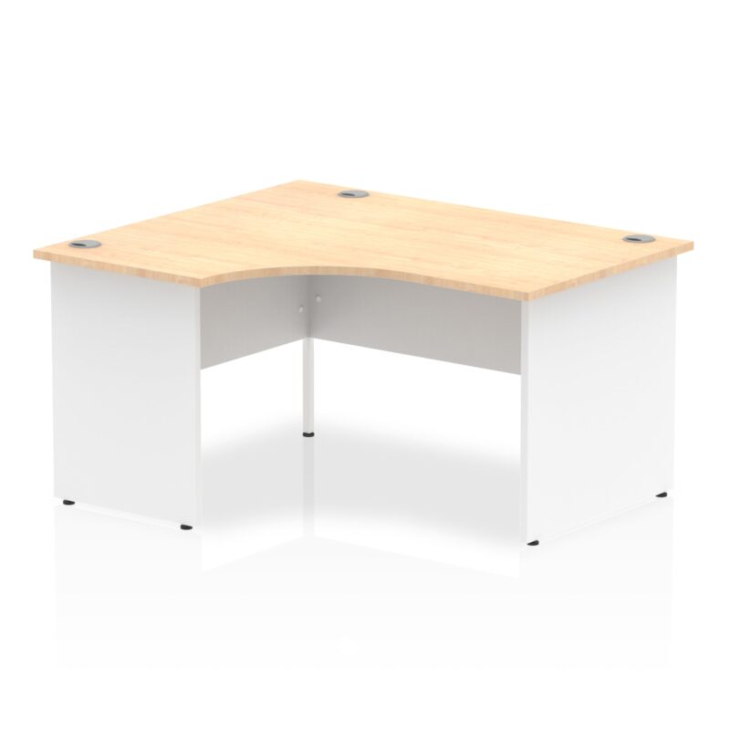 Impulse 1400mm Left Crescent Desk Panel End Leg - Image 6