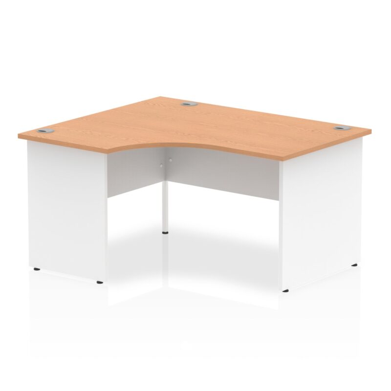 Impulse 1400mm Left Crescent Desk Panel End Leg - Image 8