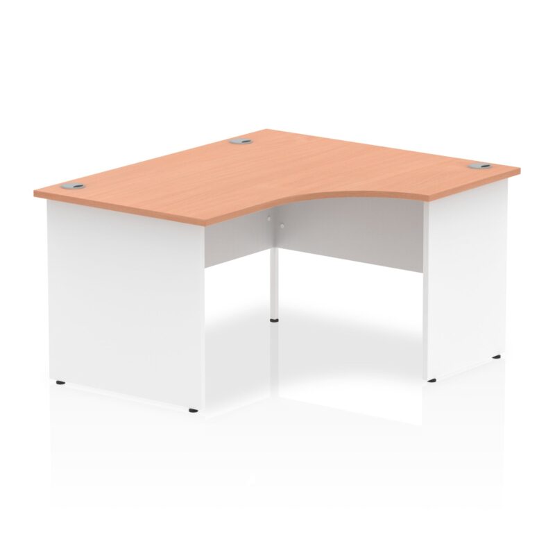 Impulse 1400mm Right Crescent Desk Panel End Leg - Image 3