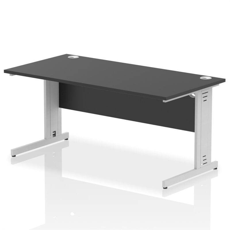 Impulse 1600mm Straight Desk Cable Managed Leg - Image 99