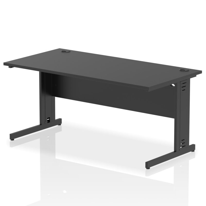 Impulse 1600mm Straight Desk Cable Managed Leg - Image 98