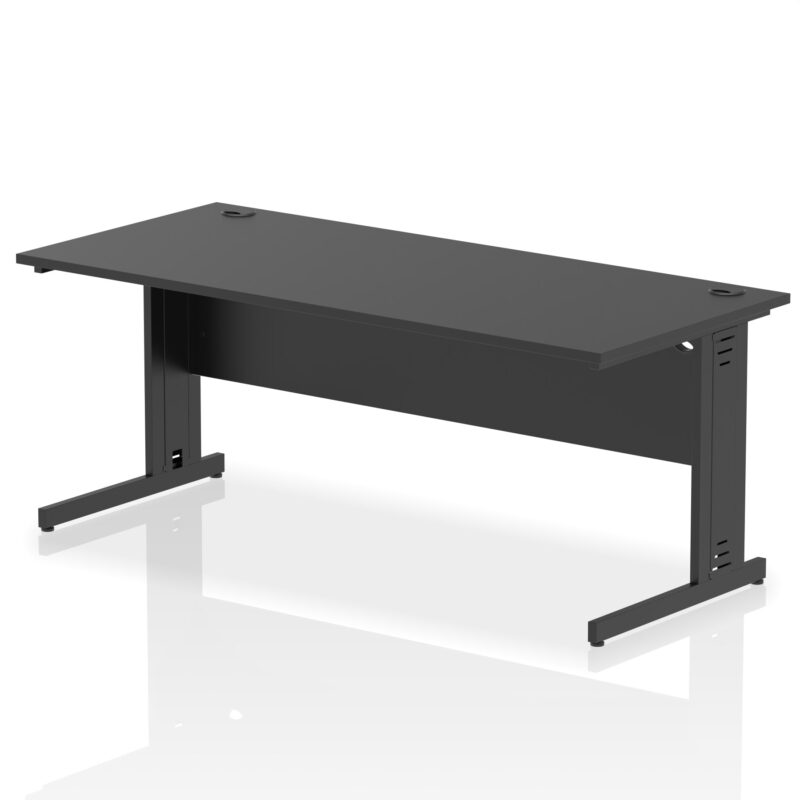 Impulse 1800mm Straight Desk Cable Managed Leg - Image 99