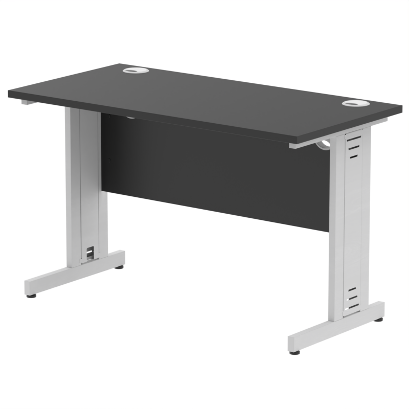 Impulse 1200mm Slimline Desk Cable Managed Leg - Image 13