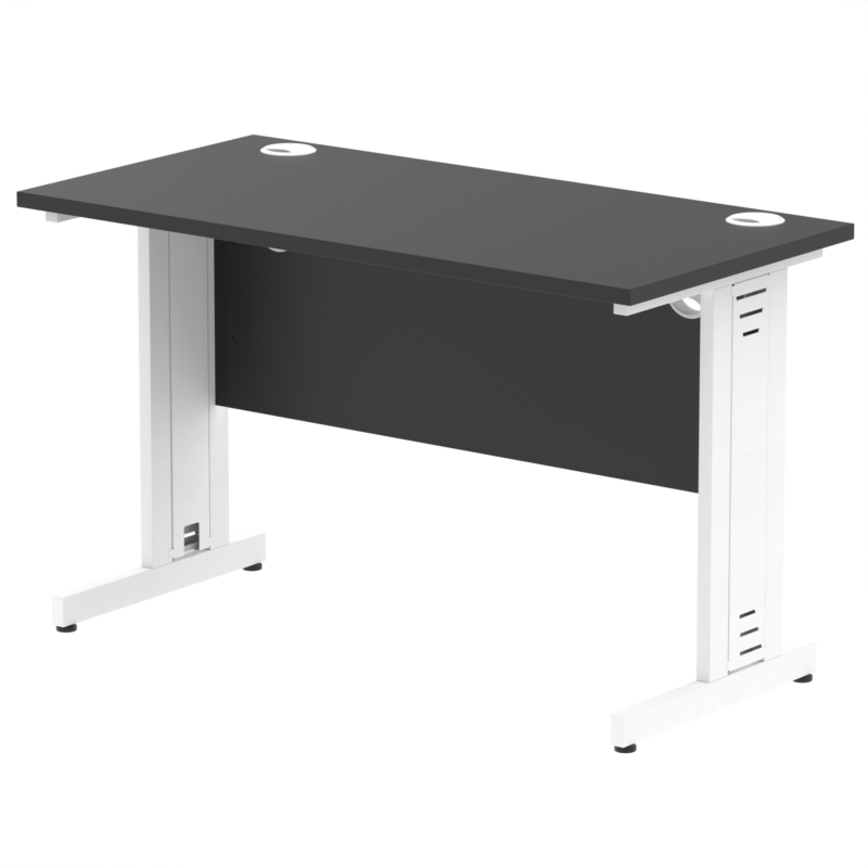 Impulse 1200mm Slimline Desk Cable Managed Leg - Image 14