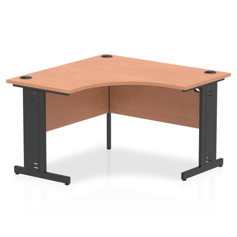 Impulse 1200mm Cable Managed Leg Corner Desk - Image 13