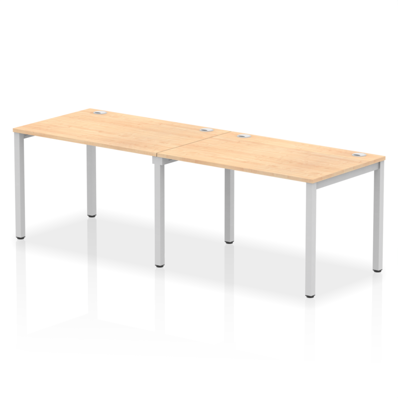 Impulse Single Row Bench Desk - 2 Person - Image 16