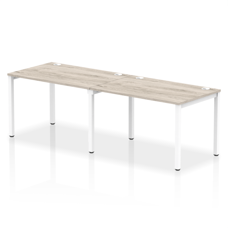 Impulse Single Row Bench Desk - 2 Person - Image 15