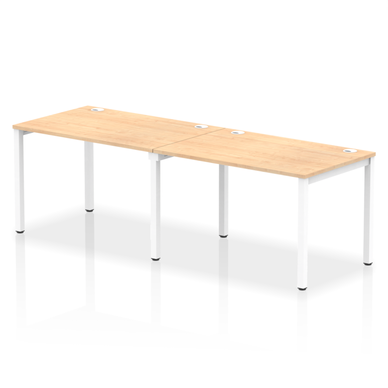 Impulse Single Row Bench Desk - 2 Person - Image 17