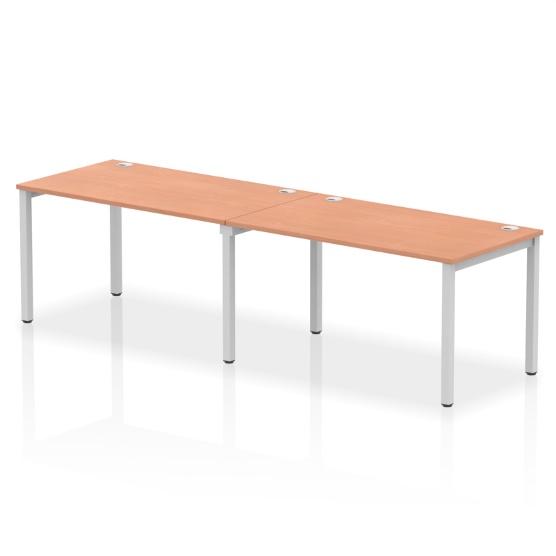 Impulse Single Row Bench Desk - 2 Person - Image 24