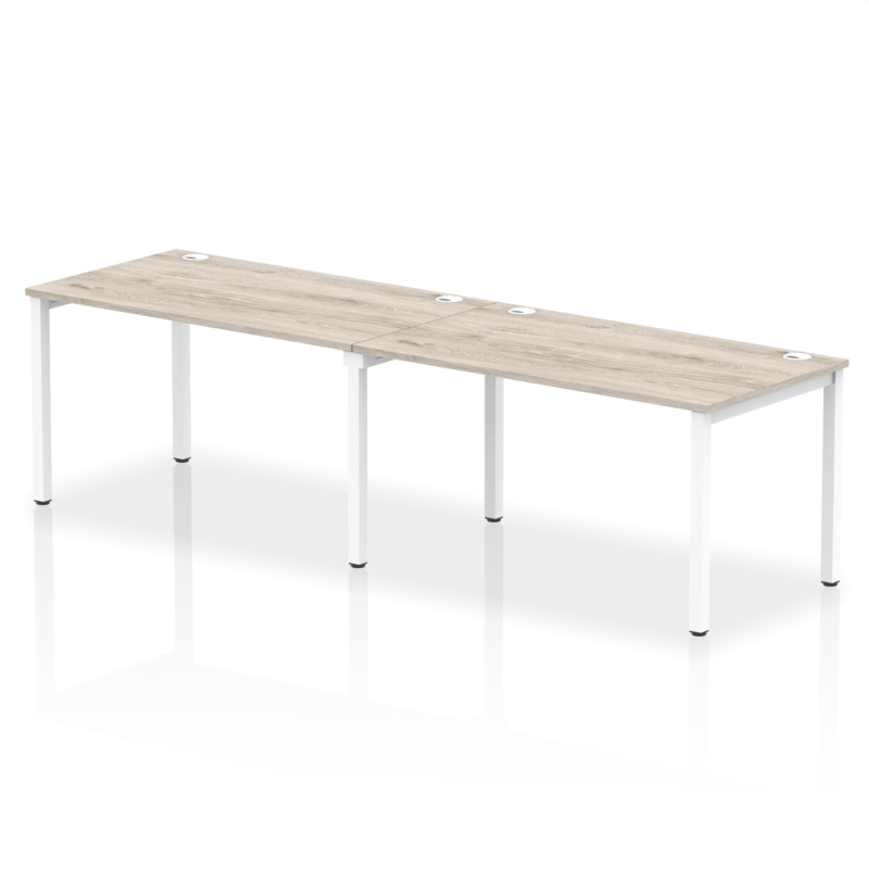 Impulse Single Row Bench Desk - 2 Person - Image 27