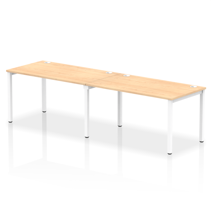 Impulse Single Row Bench Desk - 2 Person - Image 29