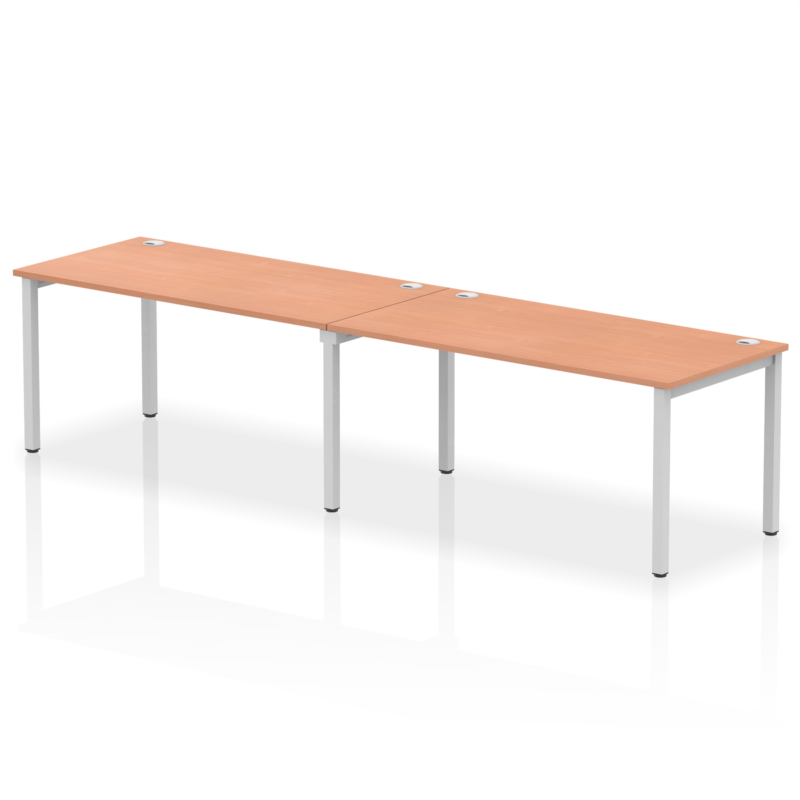 Impulse Single Row Bench Desk - 2 Person - Image 36