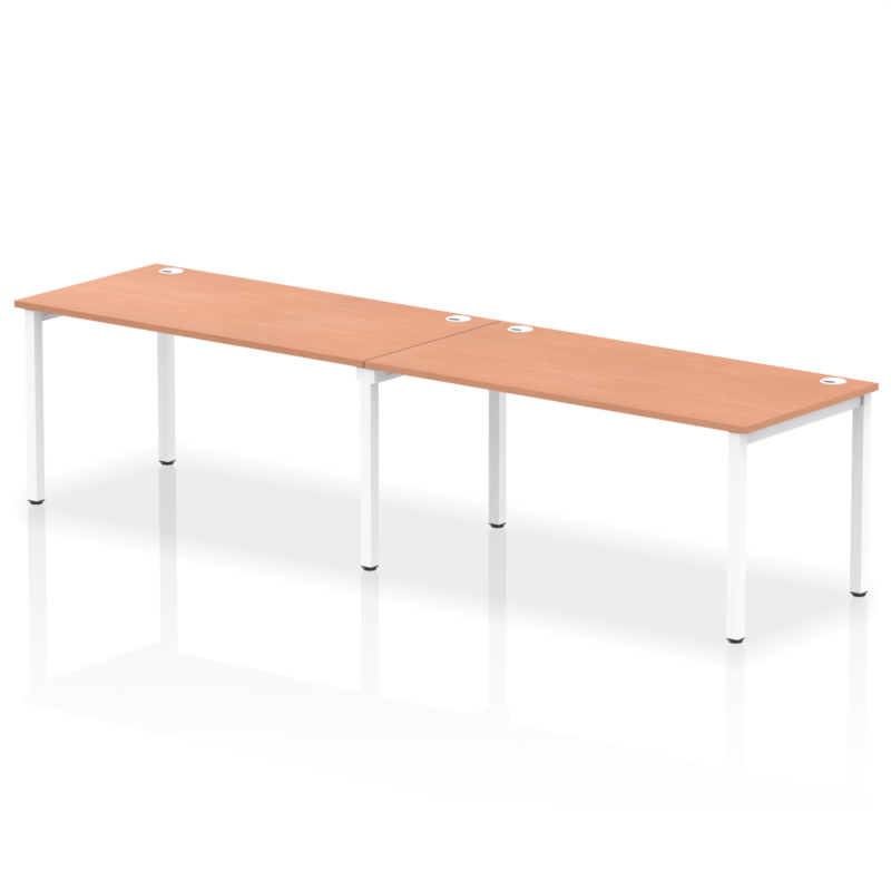 Impulse Single Row Bench Desk - 2 Person - Image 37