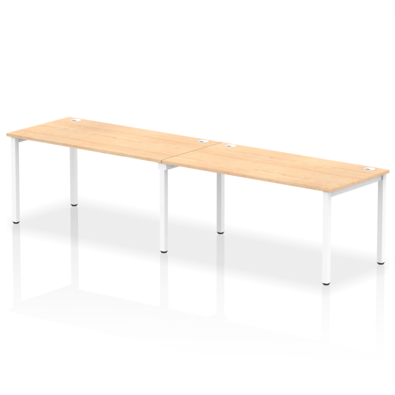 Impulse Single Row Bench Desk - 2 Person - Image 41