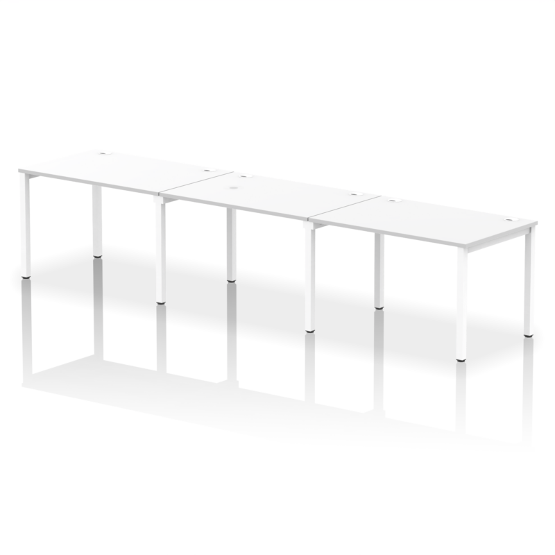 Impulse Single Row Bench Desk - 3 Person - Image 12