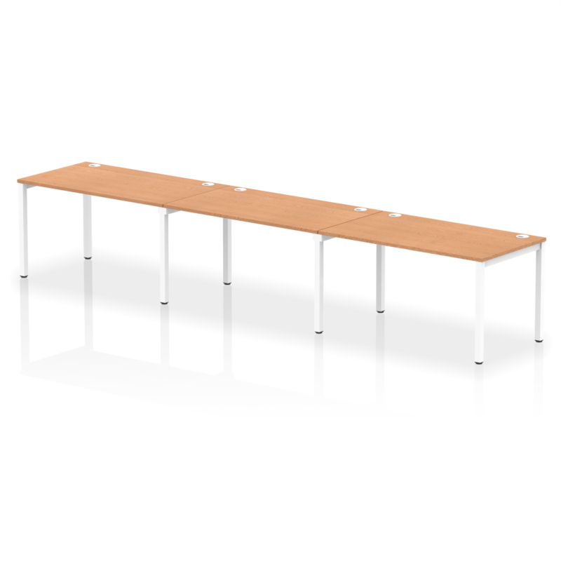 Impulse Single Row Bench Desk - 3 Person - Image 20