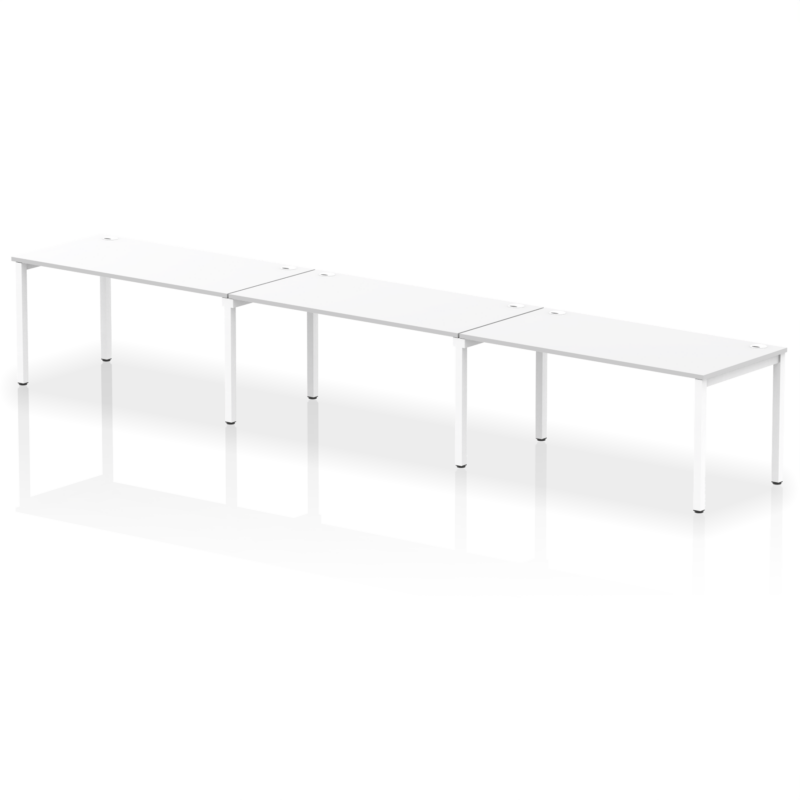 Impulse Single Row Bench Desk - 3 Person - Image 36