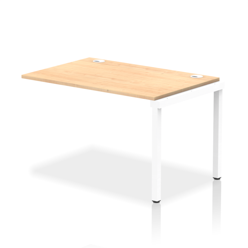Impulse Single Row Bench Desk Extension Kit - Image 5