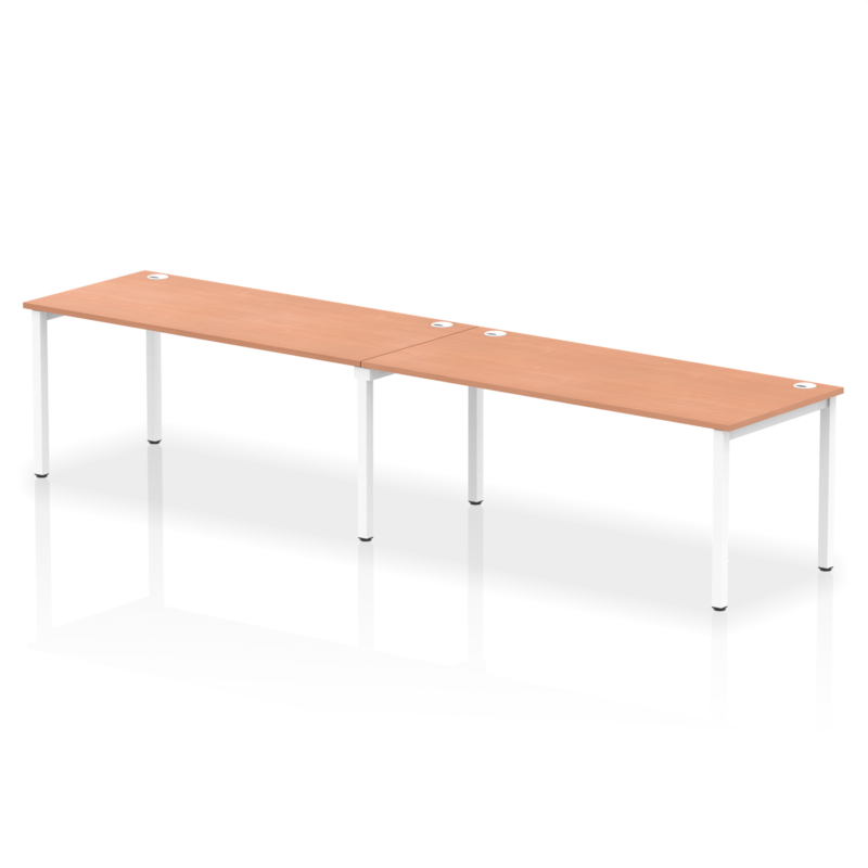Impulse Single Row Bench Desk - 2 Person - Image 49