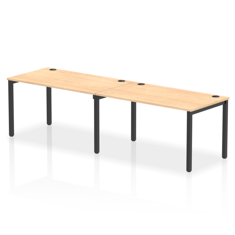 Impulse Single Row Bench Desk - 2 Person - Image 74