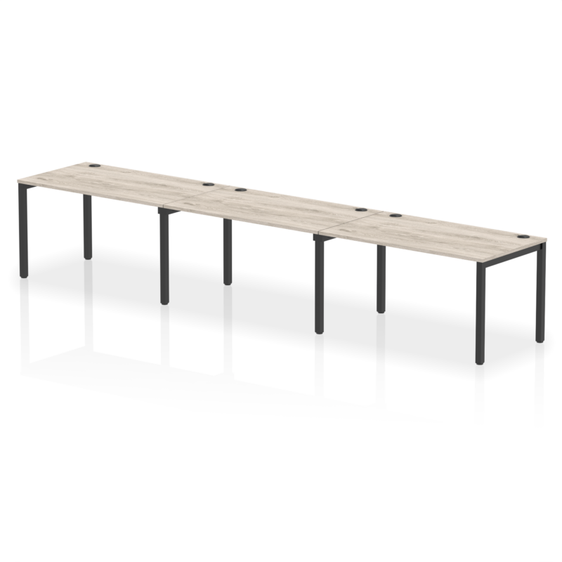 Impulse Single Row Bench Desk - 3 Person - Image 62