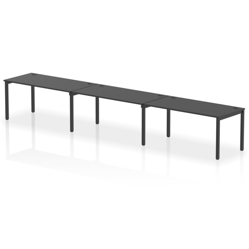 Impulse Single Row Bench Desk - 3 Person - Image 68